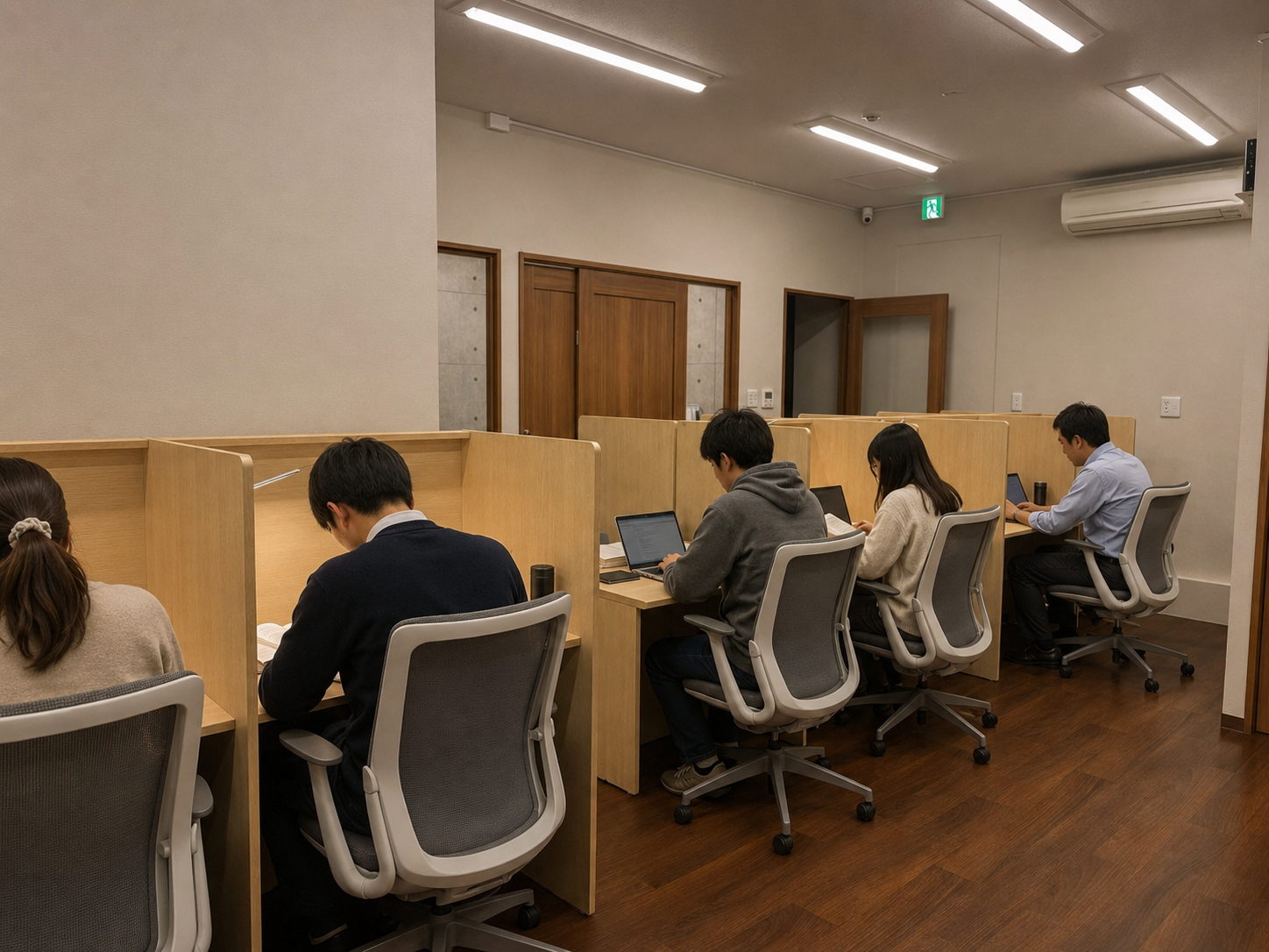 朝と夜の二面性で表現された、連続する時間の象徴